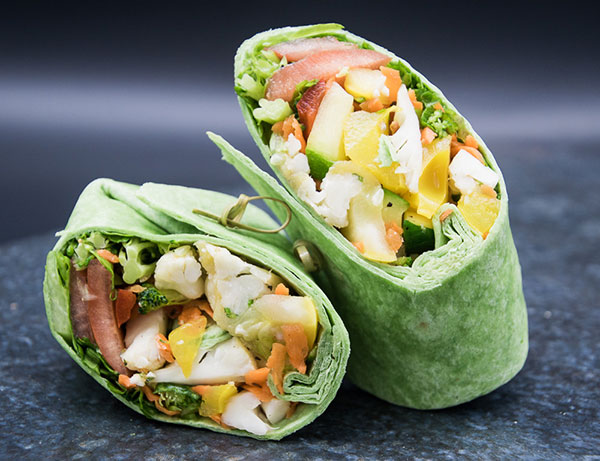 Vegan Spinach wrap